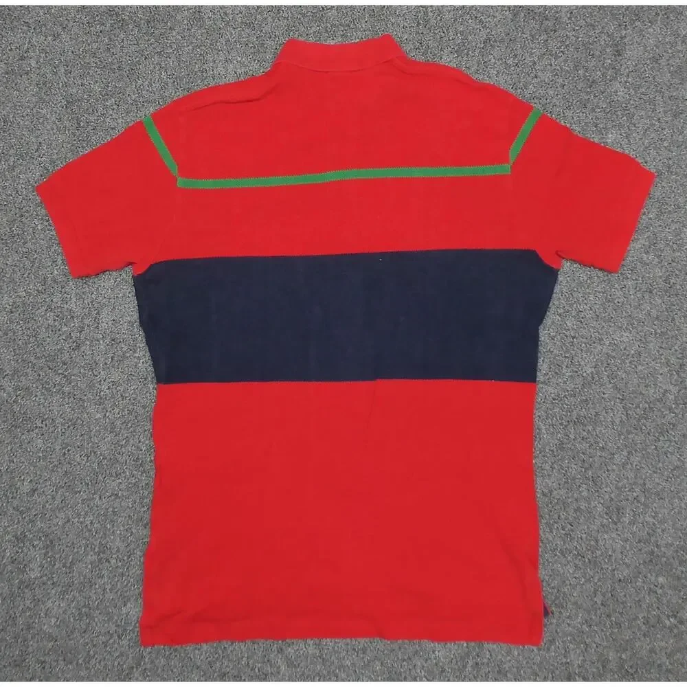 Vintage Polo Ralph Lauren Vented Color Block Y2K Oversized Rugby Polo XL